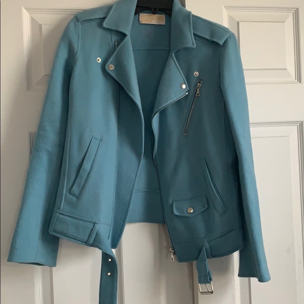 Moving sale: Michael Kors wool motorcycle jacket